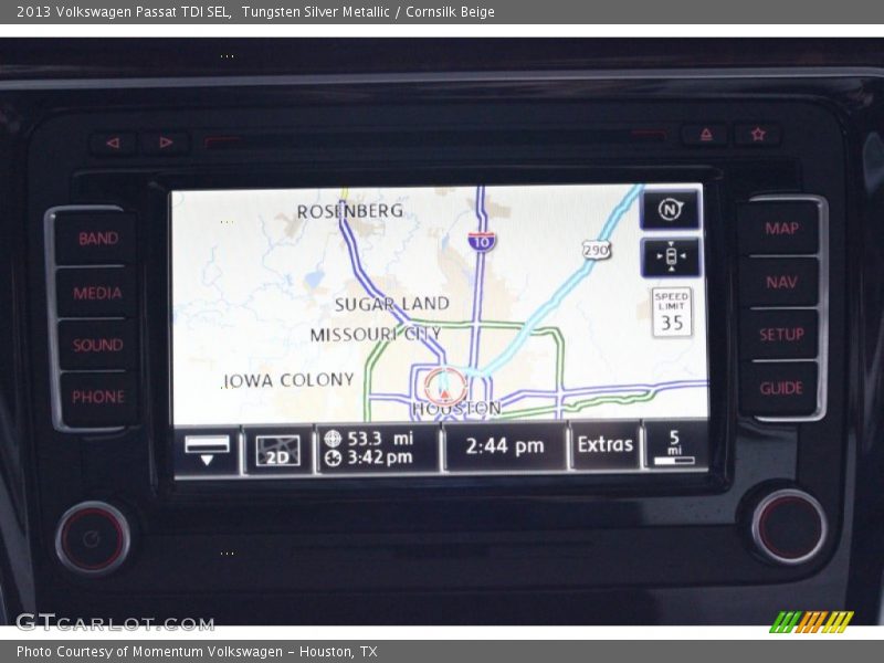 Tungsten Silver Metallic / Cornsilk Beige 2013 Volkswagen Passat TDI SEL