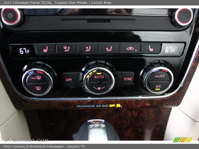 Tungsten Silver Metallic / Cornsilk Beige 2013 Volkswagen Passat TDI SEL