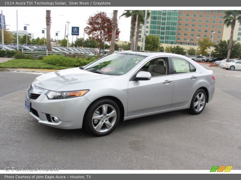 Silver Moon / Graystone 2014 Acura TSX Technology Sedan