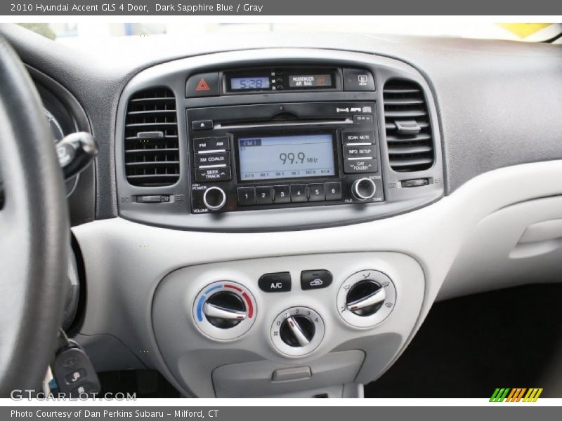 Dark Sapphire Blue / Gray 2010 Hyundai Accent GLS 4 Door