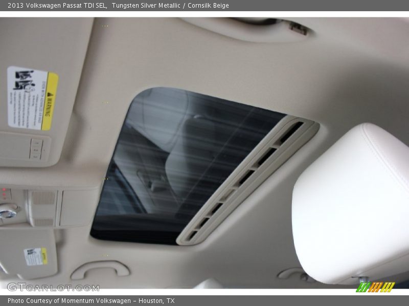 Tungsten Silver Metallic / Cornsilk Beige 2013 Volkswagen Passat TDI SEL
