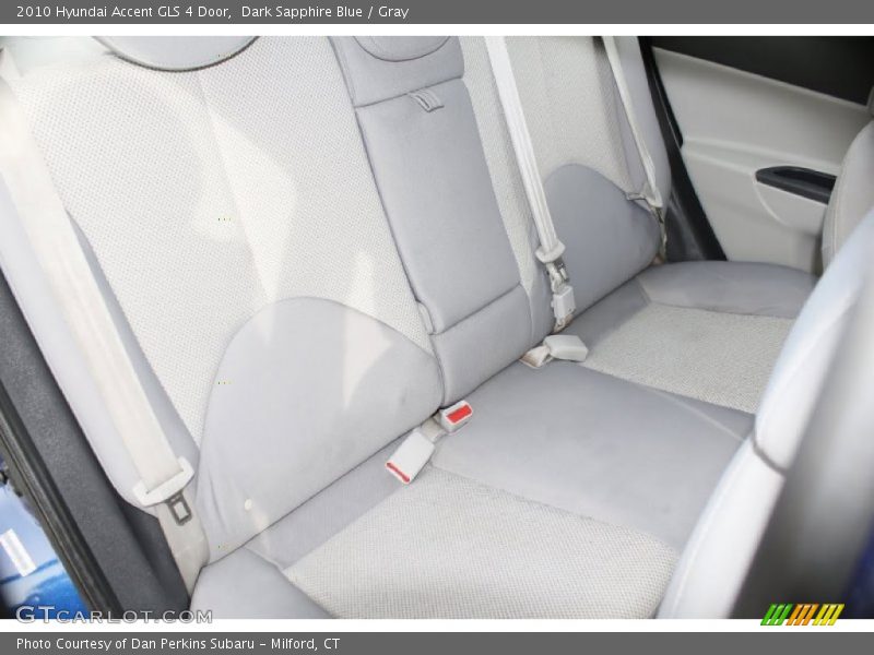 Dark Sapphire Blue / Gray 2010 Hyundai Accent GLS 4 Door