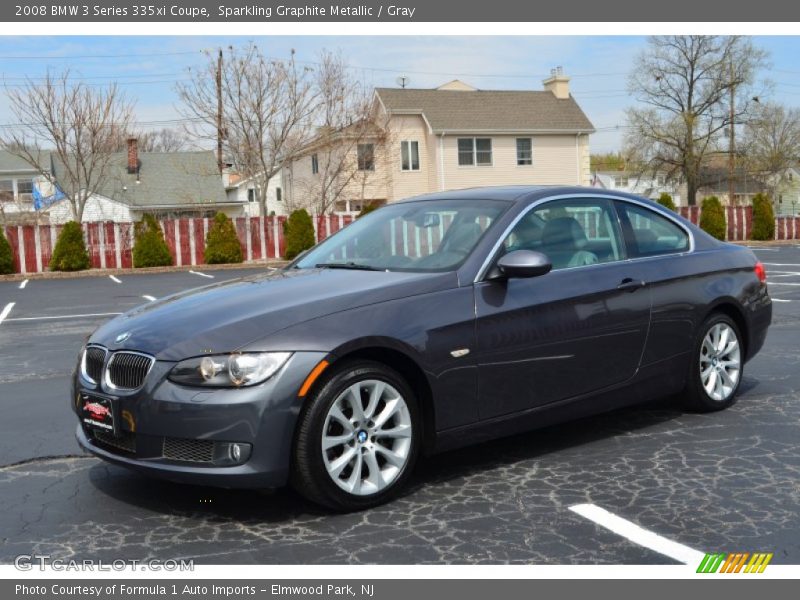 Sparkling Graphite Metallic / Gray 2008 BMW 3 Series 335xi Coupe