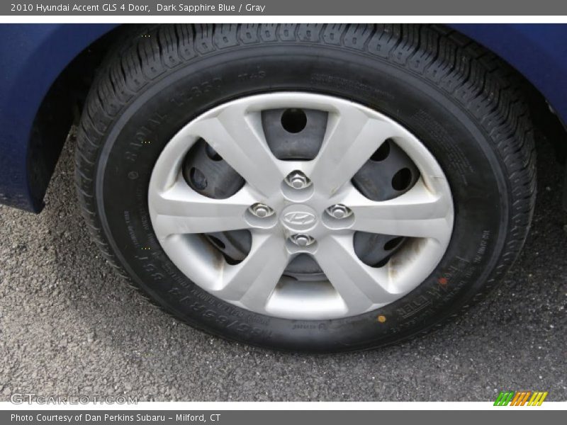 Dark Sapphire Blue / Gray 2010 Hyundai Accent GLS 4 Door