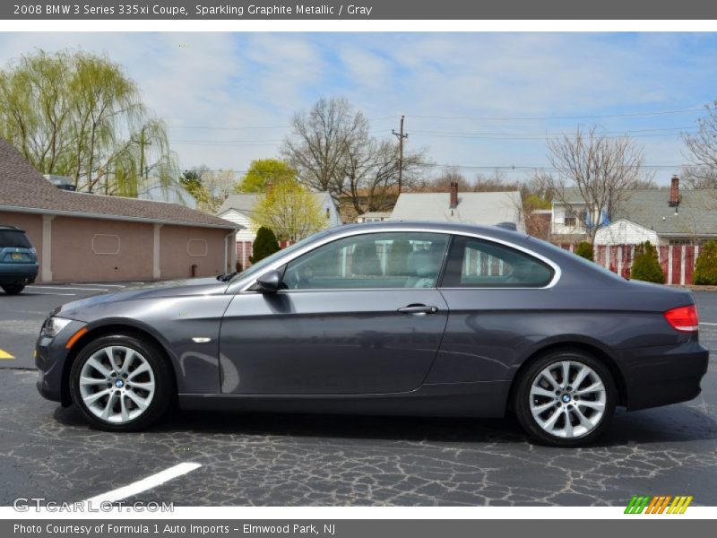 Sparkling Graphite Metallic / Gray 2008 BMW 3 Series 335xi Coupe
