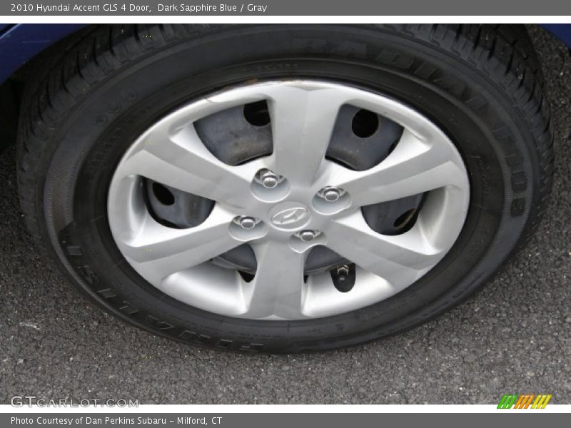 Dark Sapphire Blue / Gray 2010 Hyundai Accent GLS 4 Door