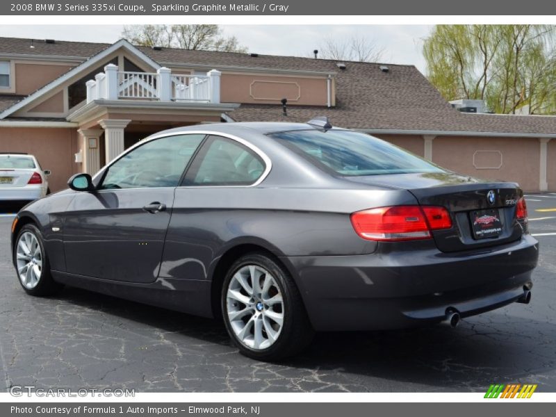 Sparkling Graphite Metallic / Gray 2008 BMW 3 Series 335xi Coupe