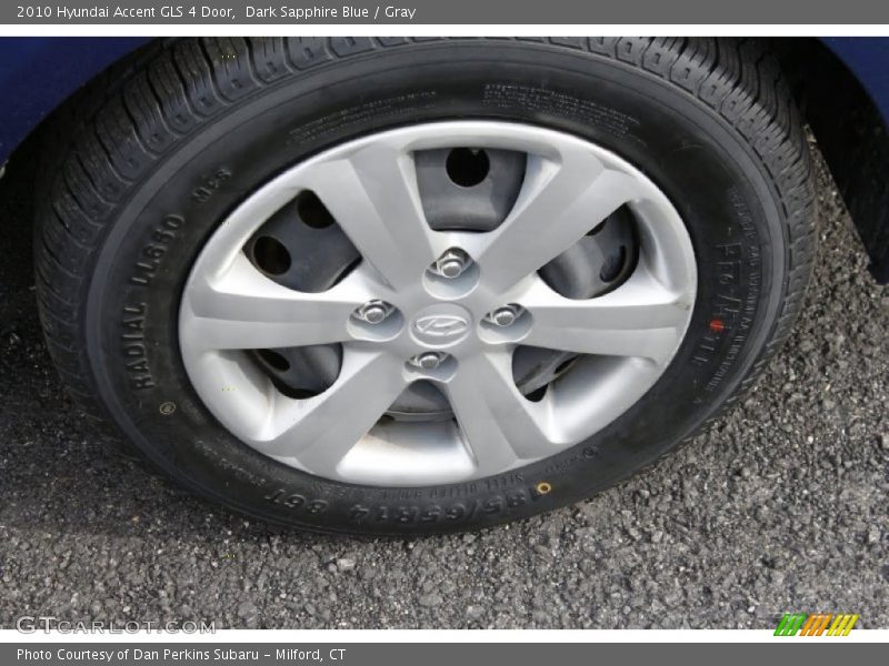 Dark Sapphire Blue / Gray 2010 Hyundai Accent GLS 4 Door