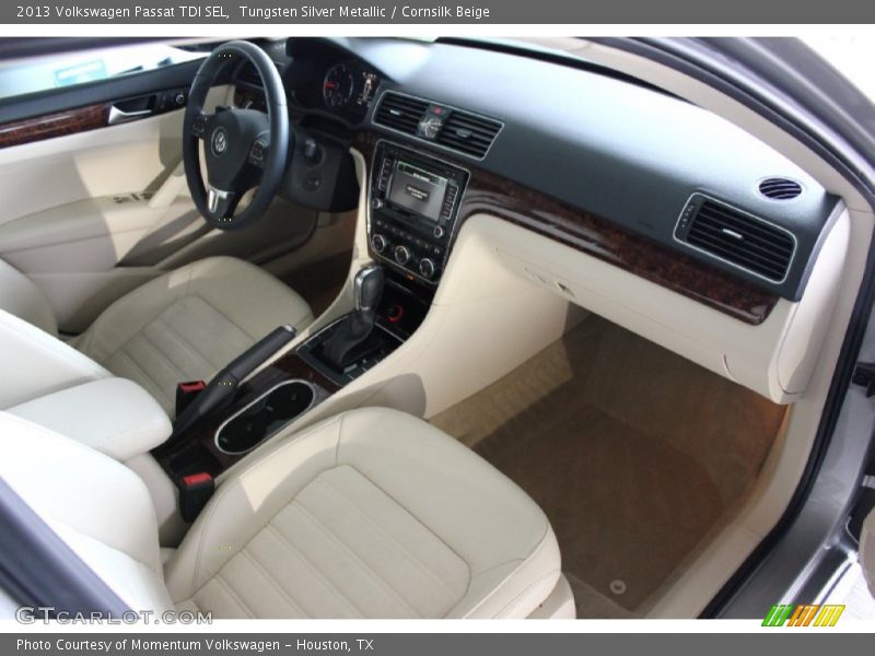 Tungsten Silver Metallic / Cornsilk Beige 2013 Volkswagen Passat TDI SEL