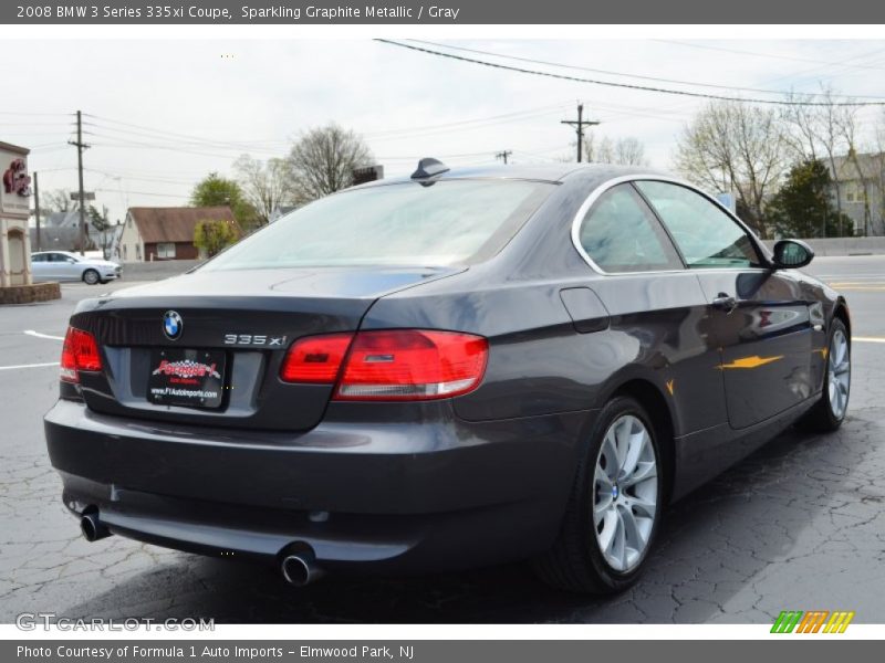 Sparkling Graphite Metallic / Gray 2008 BMW 3 Series 335xi Coupe