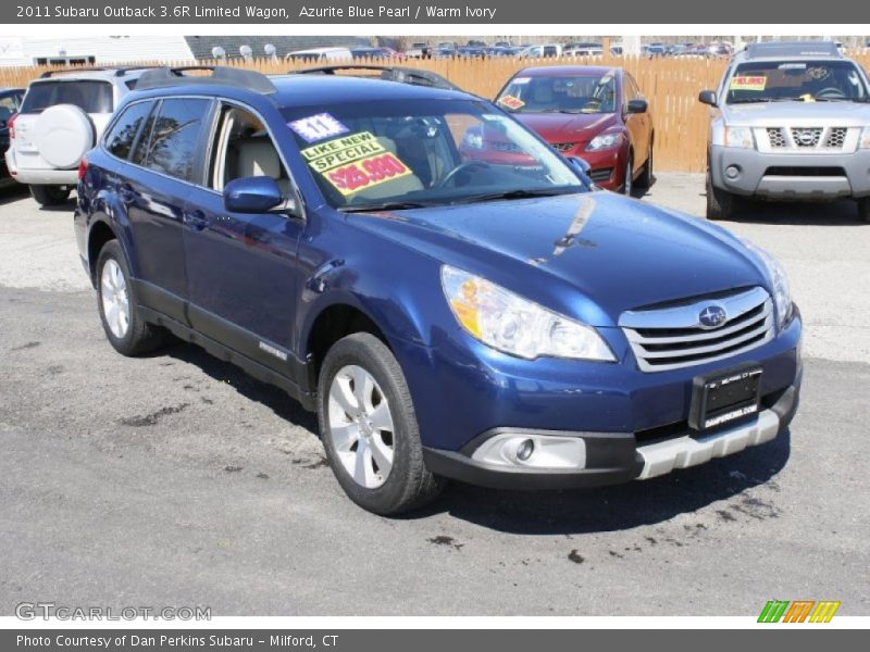 Front 3/4 View of 2011 Outback 3.6R Limited Wagon