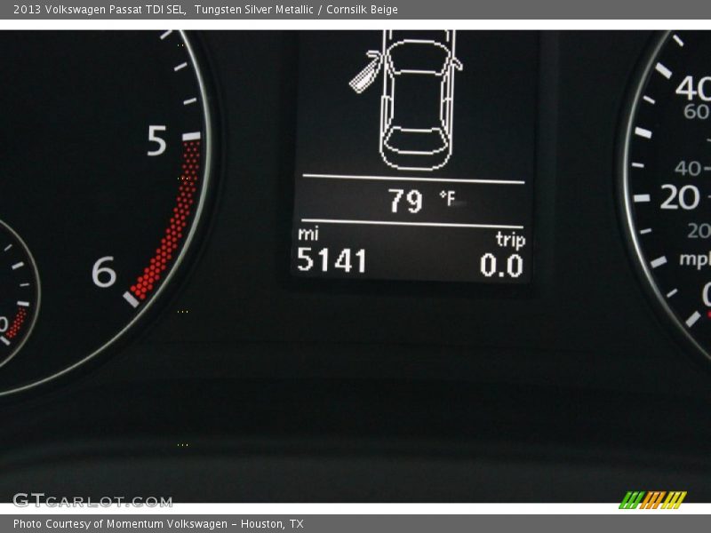 Tungsten Silver Metallic / Cornsilk Beige 2013 Volkswagen Passat TDI SEL