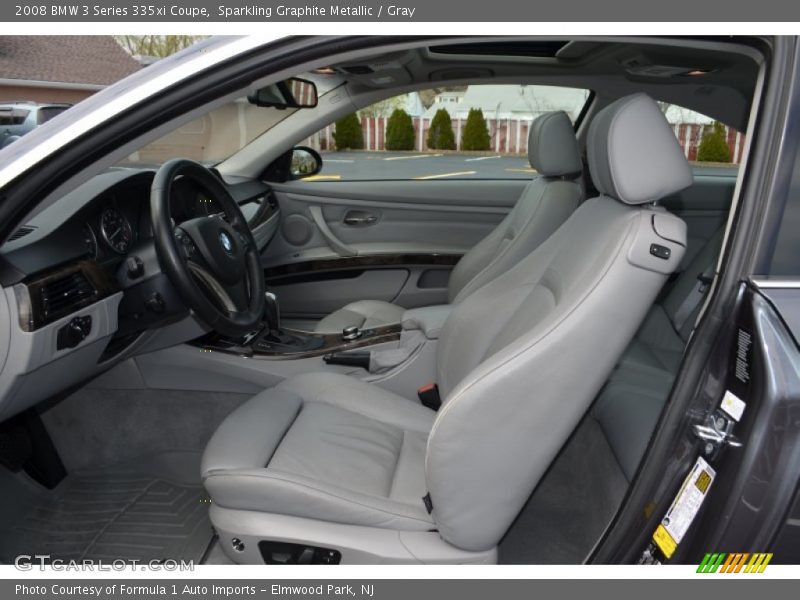 Sparkling Graphite Metallic / Gray 2008 BMW 3 Series 335xi Coupe