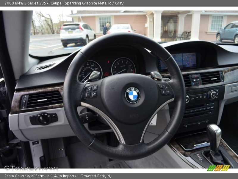 Sparkling Graphite Metallic / Gray 2008 BMW 3 Series 335xi Coupe