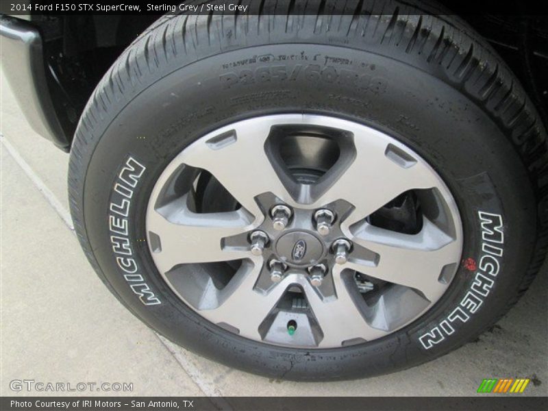 Sterling Grey / Steel Grey 2014 Ford F150 STX SuperCrew