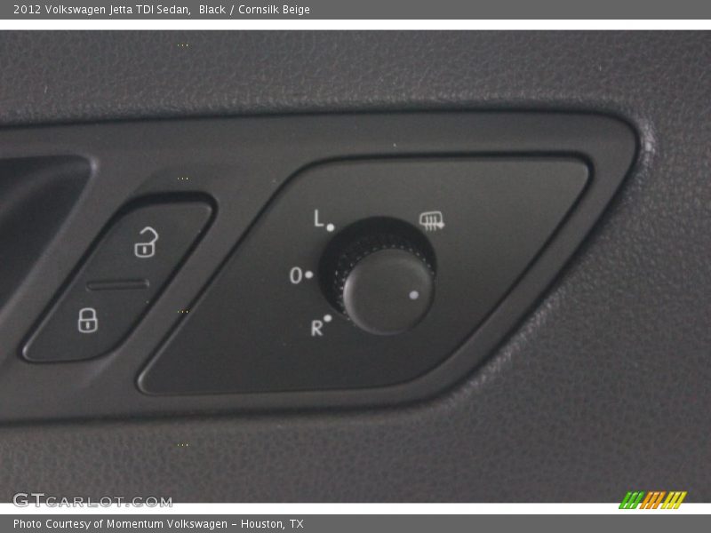 Black / Cornsilk Beige 2012 Volkswagen Jetta TDI Sedan