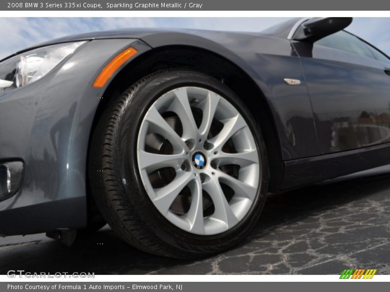 Sparkling Graphite Metallic / Gray 2008 BMW 3 Series 335xi Coupe