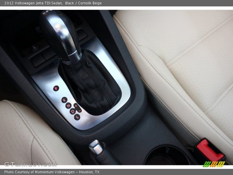 Black / Cornsilk Beige 2012 Volkswagen Jetta TDI Sedan
