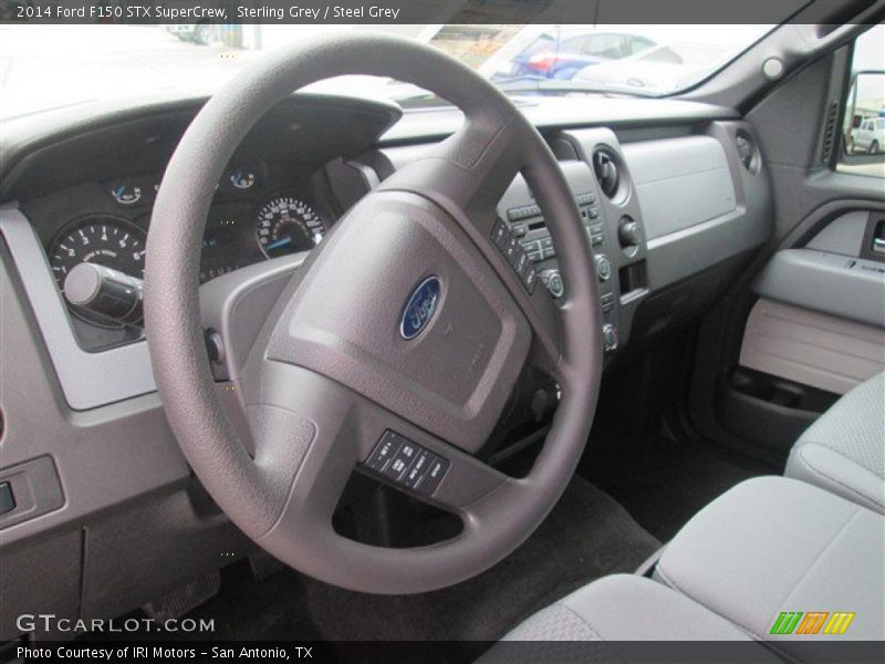 Sterling Grey / Steel Grey 2014 Ford F150 STX SuperCrew