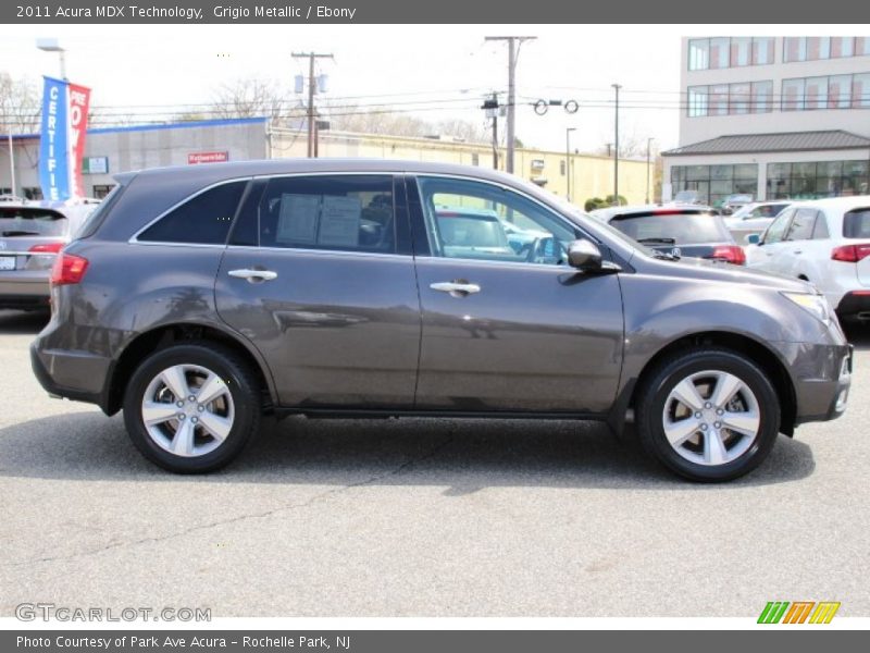 Grigio Metallic / Ebony 2011 Acura MDX Technology