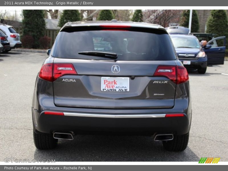 Grigio Metallic / Ebony 2011 Acura MDX Technology