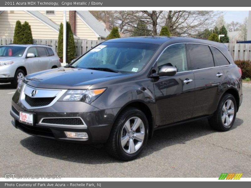 Grigio Metallic / Ebony 2011 Acura MDX Technology