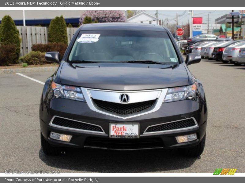 Grigio Metallic / Ebony 2011 Acura MDX Technology