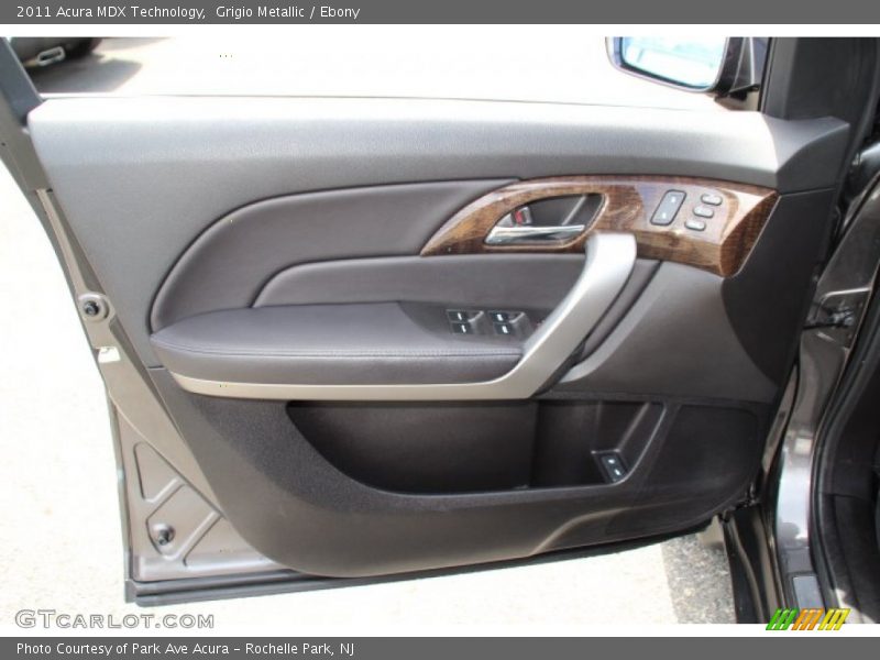 Grigio Metallic / Ebony 2011 Acura MDX Technology
