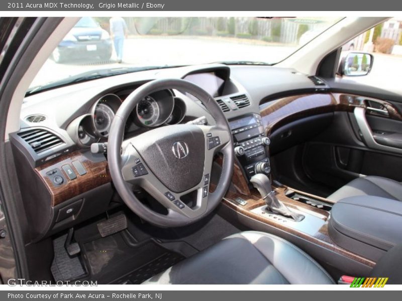 Grigio Metallic / Ebony 2011 Acura MDX Technology