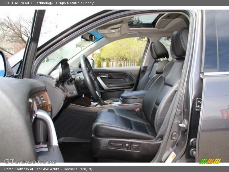 Grigio Metallic / Ebony 2011 Acura MDX Technology