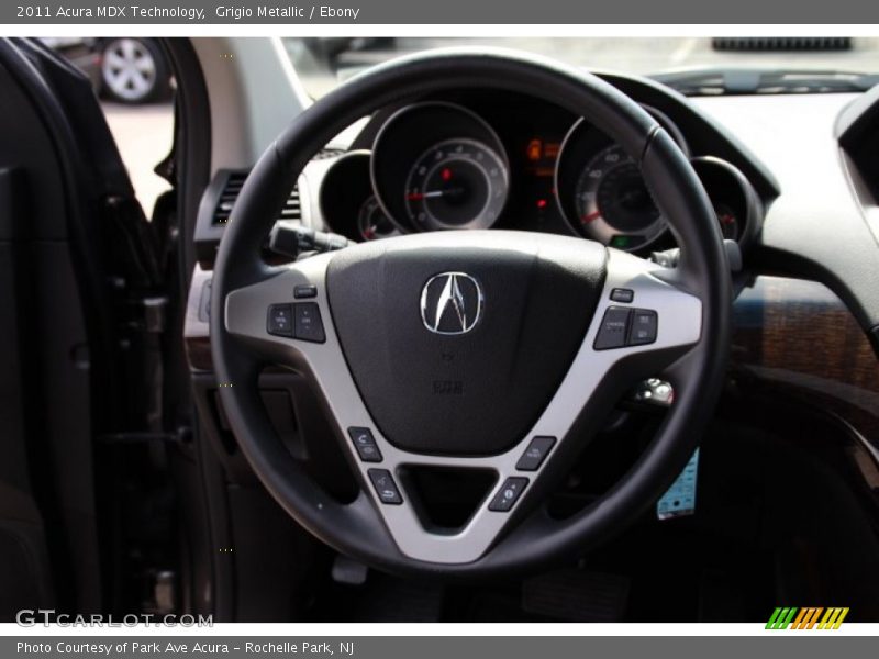 Grigio Metallic / Ebony 2011 Acura MDX Technology