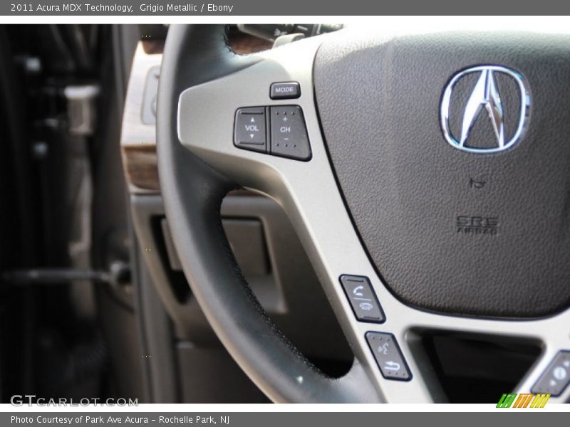 Grigio Metallic / Ebony 2011 Acura MDX Technology