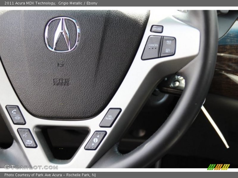 Grigio Metallic / Ebony 2011 Acura MDX Technology