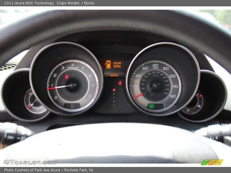 Grigio Metallic / Ebony 2011 Acura MDX Technology