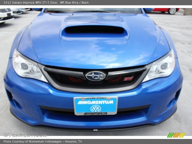 WR Blue Mica / Black 2012 Subaru Impreza WRX STi 5 Door