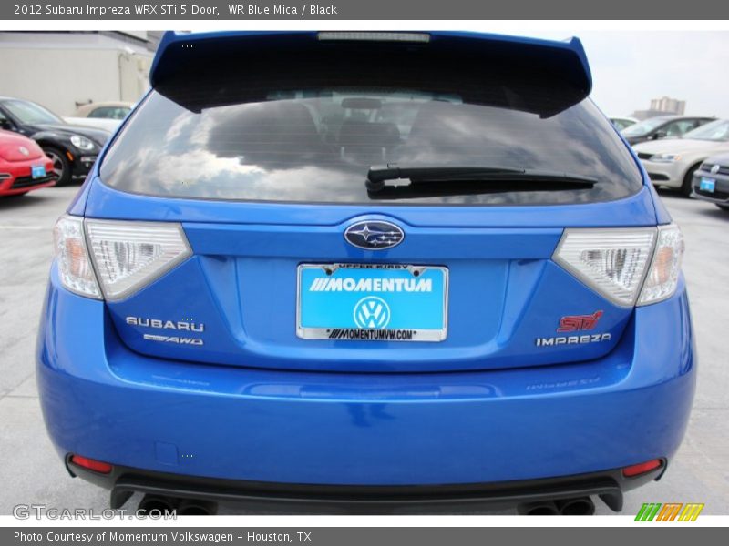 WR Blue Mica / Black 2012 Subaru Impreza WRX STi 5 Door