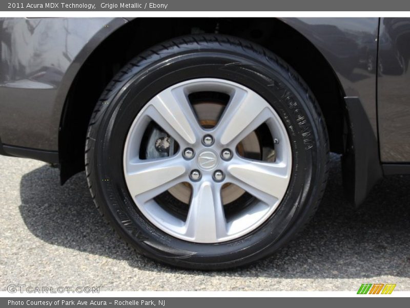 Grigio Metallic / Ebony 2011 Acura MDX Technology