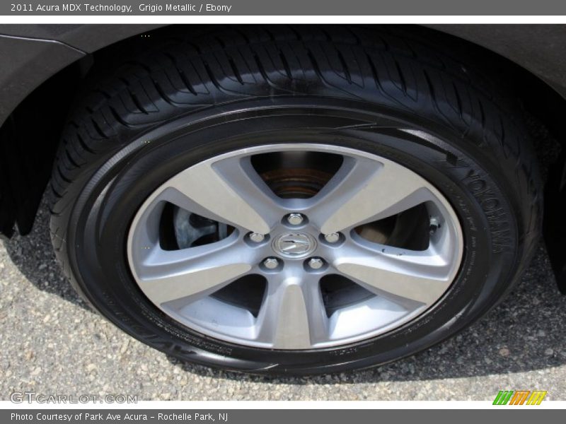 Grigio Metallic / Ebony 2011 Acura MDX Technology