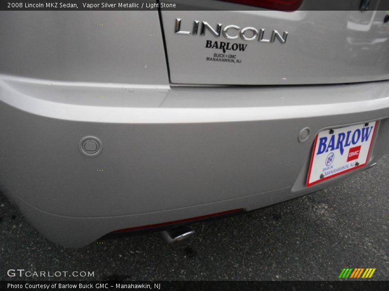 Vapor Silver Metallic / Light Stone 2008 Lincoln MKZ Sedan