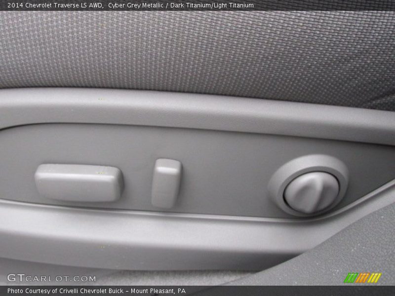 Cyber Grey Metallic / Dark Titanium/Light Titanium 2014 Chevrolet Traverse LS AWD