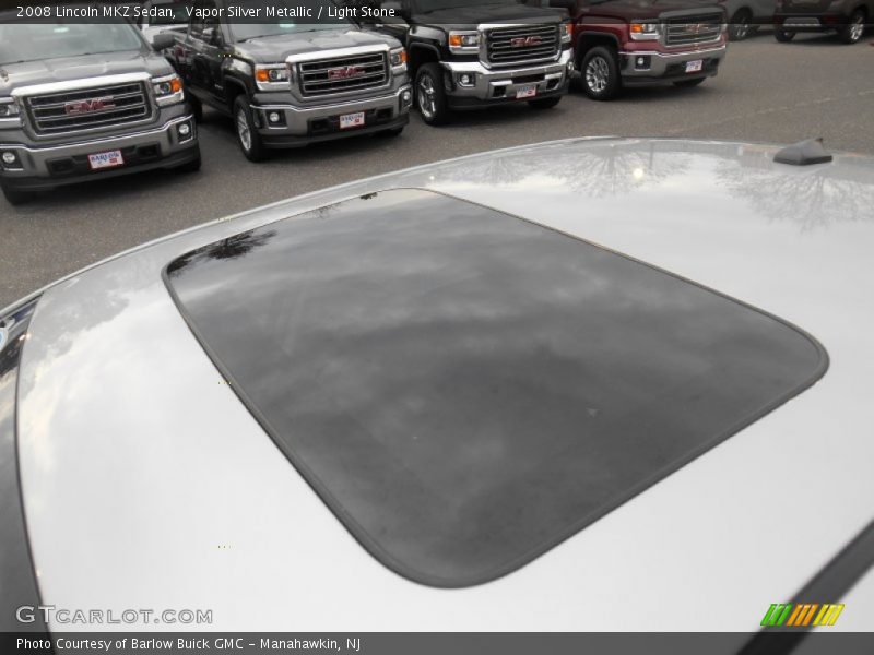 Vapor Silver Metallic / Light Stone 2008 Lincoln MKZ Sedan