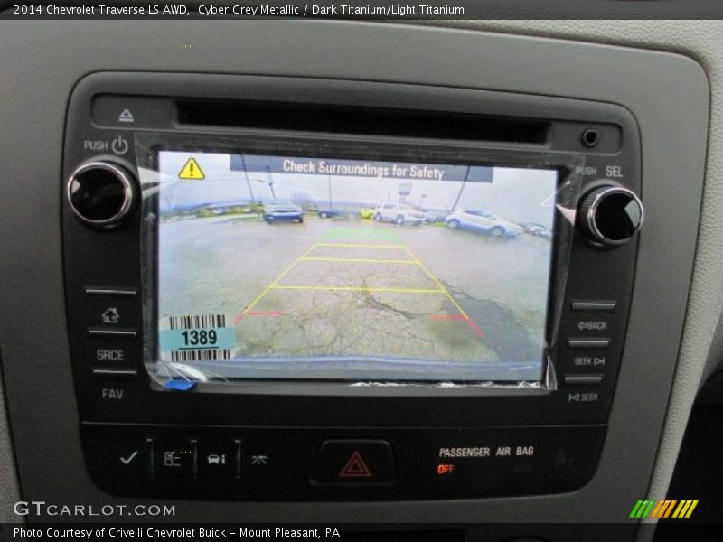 Cyber Grey Metallic / Dark Titanium/Light Titanium 2014 Chevrolet Traverse LS AWD