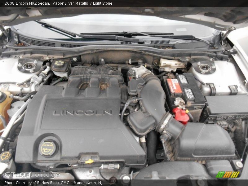 Vapor Silver Metallic / Light Stone 2008 Lincoln MKZ Sedan
