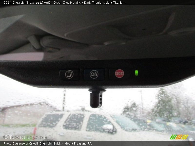 Cyber Grey Metallic / Dark Titanium/Light Titanium 2014 Chevrolet Traverse LS AWD