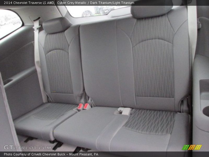 Cyber Grey Metallic / Dark Titanium/Light Titanium 2014 Chevrolet Traverse LS AWD