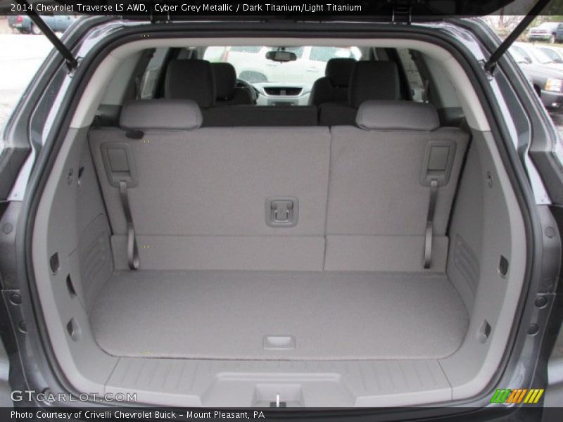 Cyber Grey Metallic / Dark Titanium/Light Titanium 2014 Chevrolet Traverse LS AWD