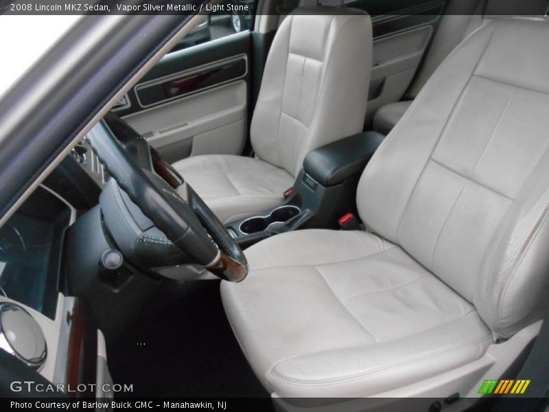 Vapor Silver Metallic / Light Stone 2008 Lincoln MKZ Sedan