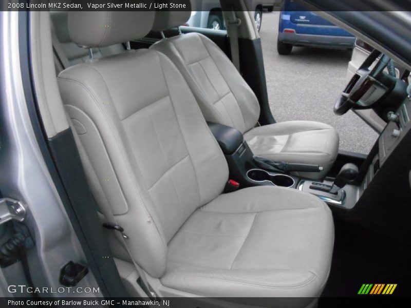 Vapor Silver Metallic / Light Stone 2008 Lincoln MKZ Sedan