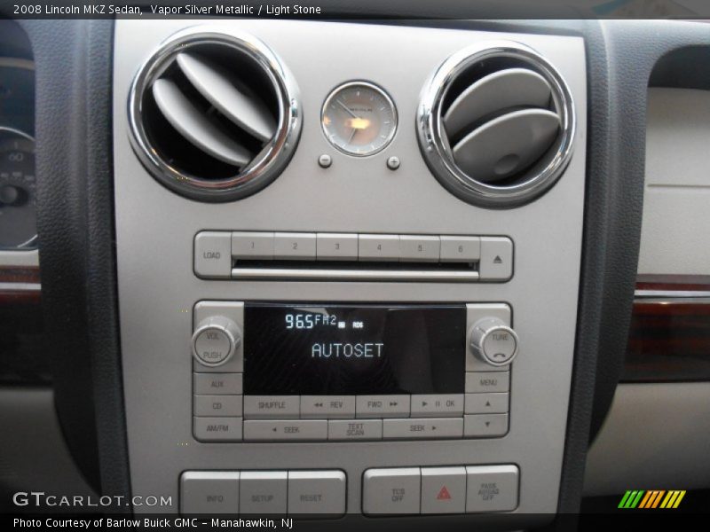 Vapor Silver Metallic / Light Stone 2008 Lincoln MKZ Sedan