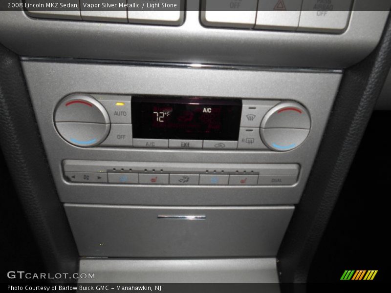 Vapor Silver Metallic / Light Stone 2008 Lincoln MKZ Sedan